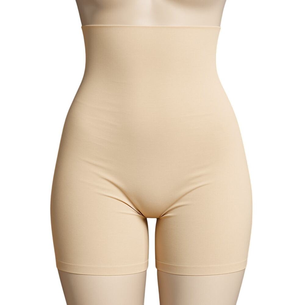 SKIMS High Waist Sculpting Shorts Beige Size M | Seamless Shapewear